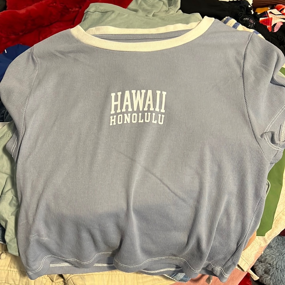 Cropped soft tee